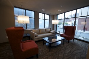 luxury condo lobby