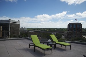 luxury condo roof deck furniture