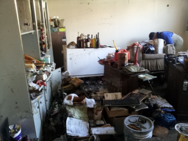 The inside of an elderly man's apartment in Sea Gate, Brooklyn