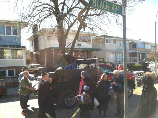 Distributing Supplies from The Rosenblum Companies' Truck