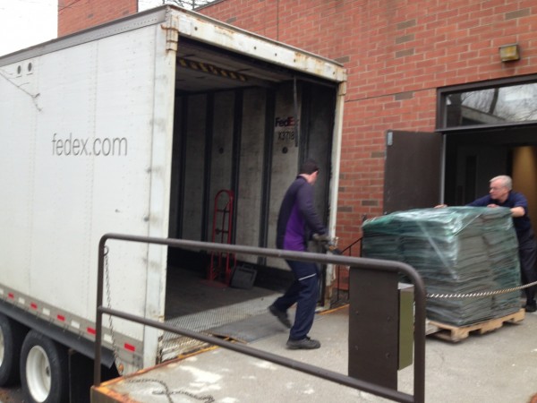 Loading Carpet Tile for Recycling, an effort to create sustainable office spaces