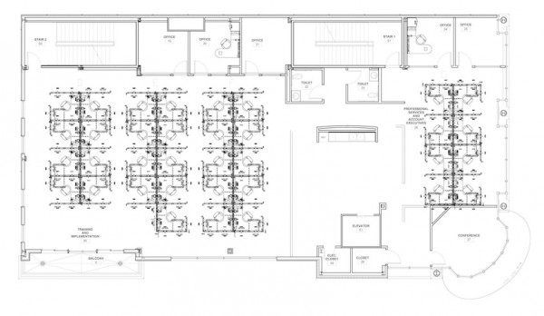 Office CAD Plan