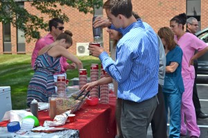 photo from our ice cream social held at both Rosenblum Companies Albany office parks