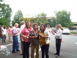 photo from our ice cream social held at both Rosenblum Companies Albany office parks