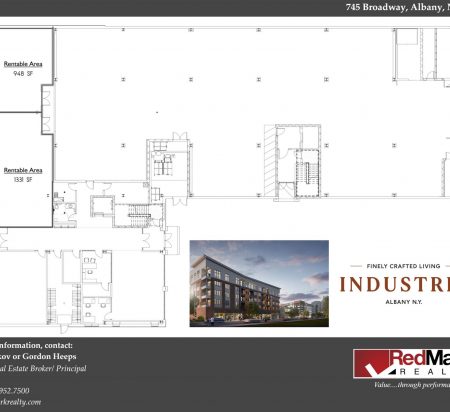 948–2,279 SF Retail Space Floor Plan