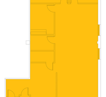 1,934 SF 2nd Floor Office Space Floor Plan